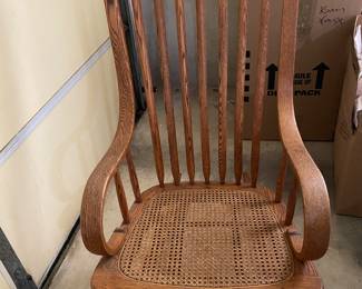 great looking rocker with cane seat