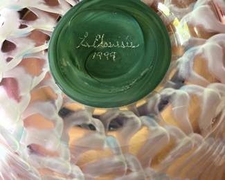 Signature on LaChaussee bowl