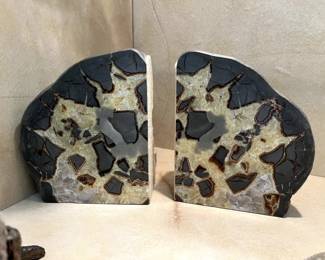 Septarian Geode Bookends...These are stunning!