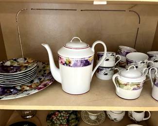 Limoges Coffee and canape set   beautiful!