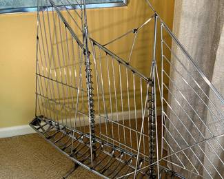 Fascinating Ship metal Sculpture!  RARE Find!