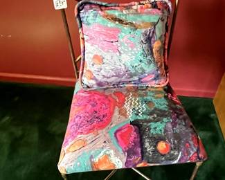 Stylish Bombay Vintage chair and matching pillows