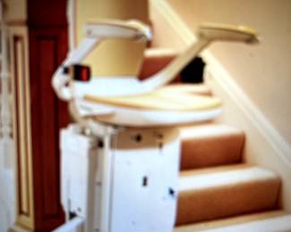A Stair lift chair...IF you need one, you have got to come and grab this up.  Works great...could use new battery, BUT is a fraction of the cost of a new one, which is around $2600.  Come check this out!