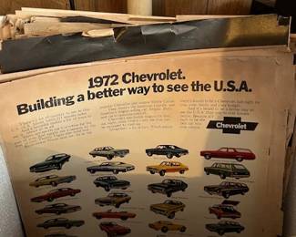 Individual vintage advertising pages