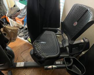 The seat of the bike