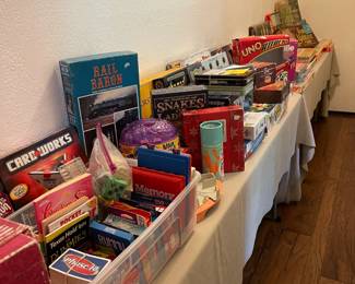 Looking down the hallway you will find fabulous vintage and current games