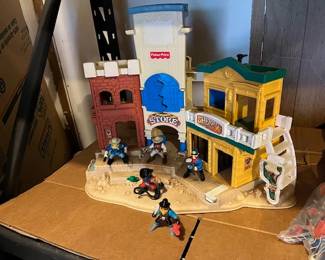 Fisher-Price Great Adventures Wild Western Town with Figures