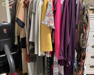 Designer clothing, including, Valentino wood suit and Escada Jacket