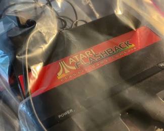 Vintage Atari Flashback with controllers