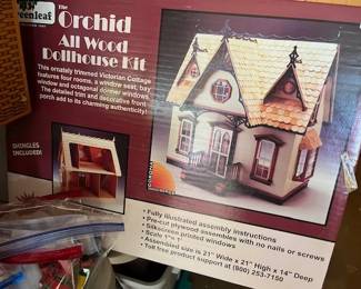 Orchid all wood dollhouse kit 