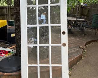 Several nice doors with glass!