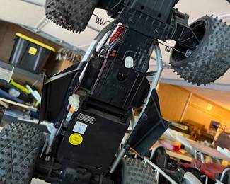 The underside of the Nikko racing cars