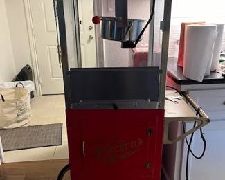 Side view of Popcorn Machine