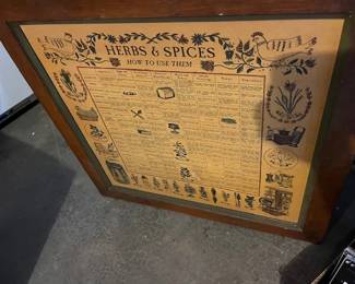 Vintage Herbs and Spices holder