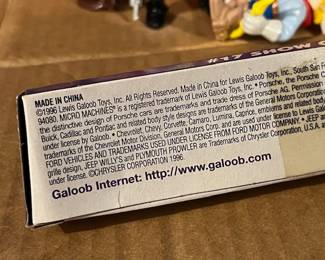 Underside of packaging