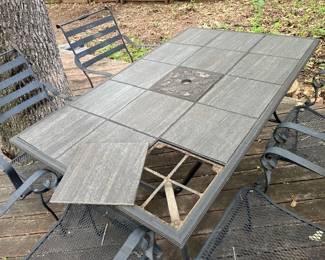 You can remove the tiles from the table top for easy transport!