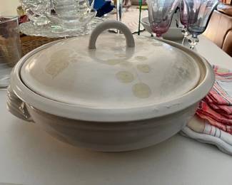 Handmade and signed Jess Lord lidded bowl