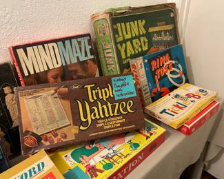Vintage games in original boxes
