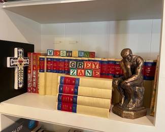 Vintage Zane Grey, and The Thinker