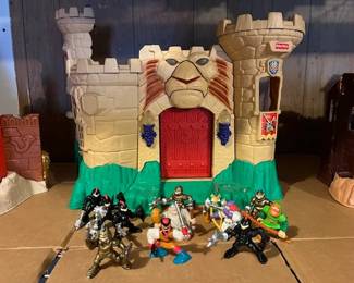 Great Adventures Magic Lion Castle with some of the original figures