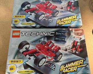 We have 4 or 5 New in Box LEGO Slammer Racers. We also have several of these without the box.  We have a lot of other pieces also.