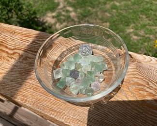 Naturally formed Octahedral Fluorite