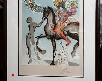 Limited edition signed Salvador Dali Print