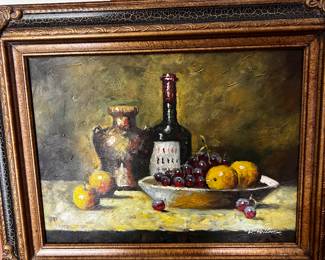 Oil painting still life