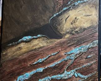 Renowned New Mexico artist original painting