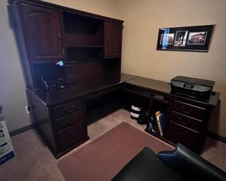 Mahogany home office desk