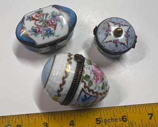 Limoges trinket boxes