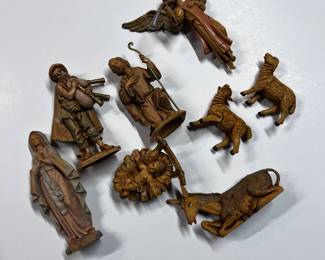 Vintage Italian Nativity pieces