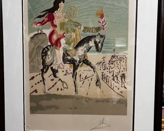 Dali prints, pair, “New Jerusalem” 1980s