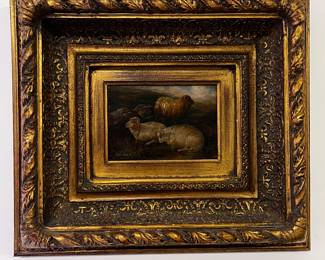 Framed oil on canvass