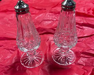 Waterford salt and pepper