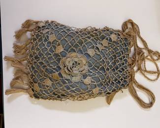 Hand crocheted bag