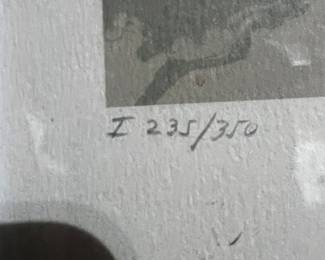 Matching numbers, Dali prints