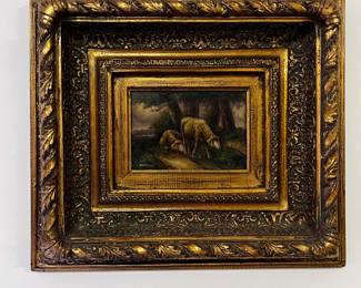 Framed oil on canvass