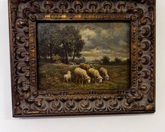 Framed oil on canvass