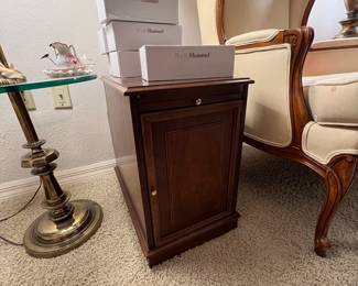 Note: All Hummel figures have sold. Furniture pictured is available.