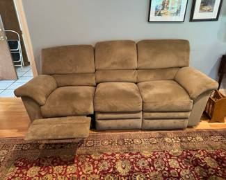 Two Beige Recliner Sofas by LA-Z-BOY    