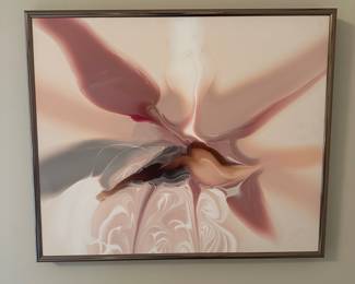 Abstract original art on canvas, by Richard G. Zucco 