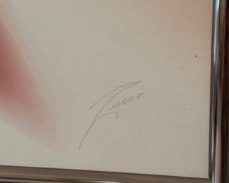 Abstract original art on canvas, by Richard G. Zucco 