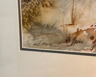 Original watercolor by G. Smith 
