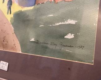 Watercolor by Marjorie May Greenan - 1987