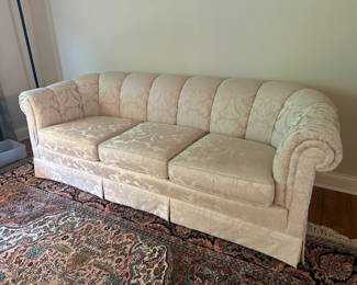 Decorative ivory sofa by Sherrill 