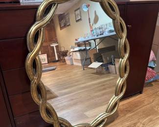 Vintage giltwood mirror
