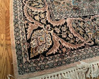 Beautiful Kashmir Area Rug, hand-knotted, from Turkey (approx. 14'x9')