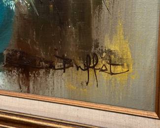 Floral Bouquet Still Life by Buffet; 24x20