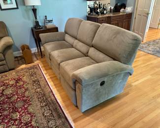 Two Beige Recliner Sofas by LA-Z-BOY  